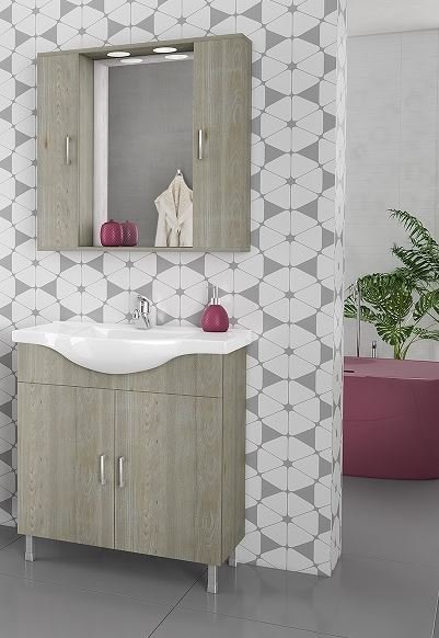 Мебели за баня комплект Alba 80 Brown Мебели за баня комплект Alba 80 Brown