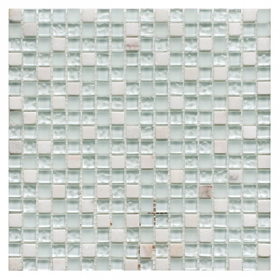 Glass & Stone Mix White