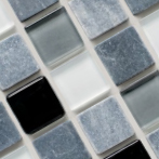 Glass & Stone Mix Black 