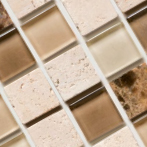 Glass & Stone Mix Beige